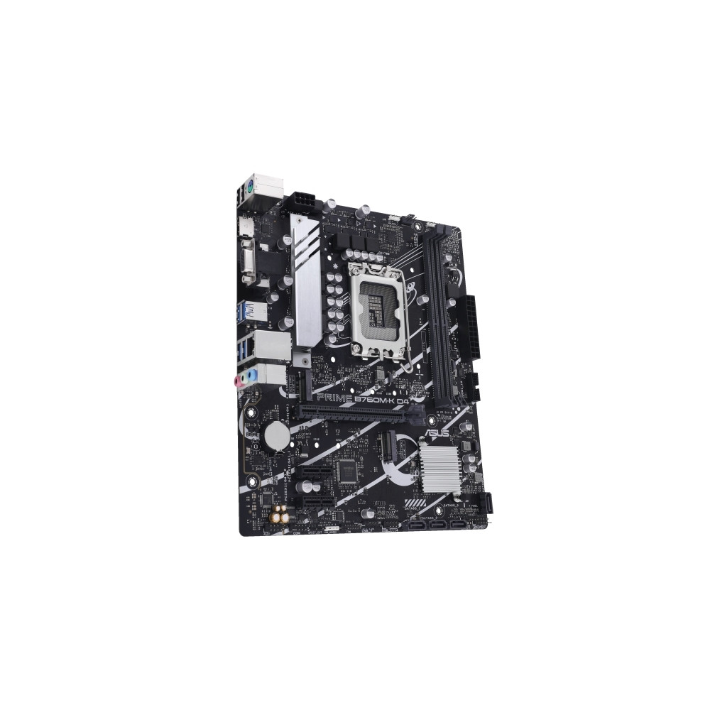 Produktbild för ASUS PRIME B760M-K D4 - moderkort - micro ATX - LGA1700-uttag - B760