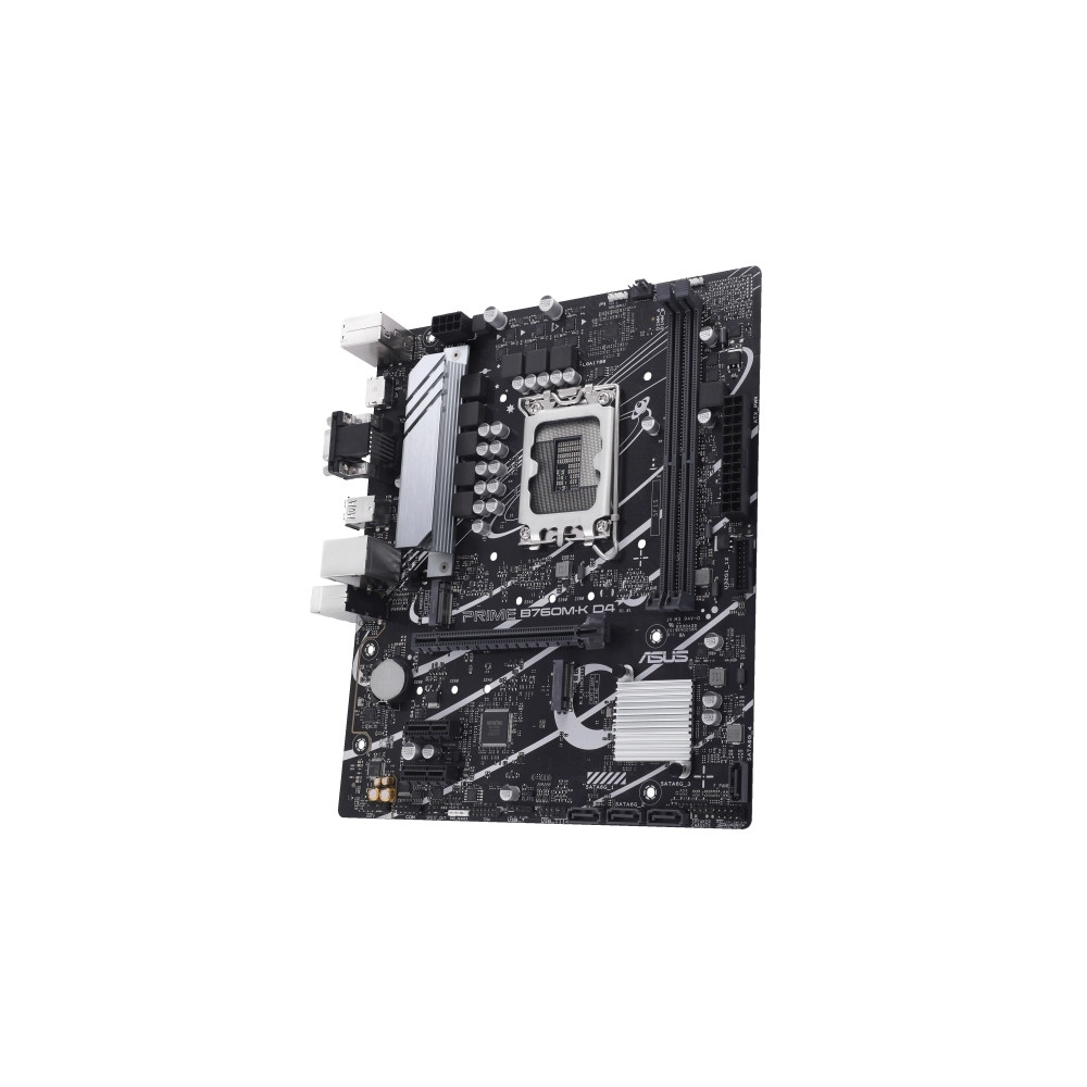 Produktbild för ASUS PRIME B760M-K D4 - moderkort - micro ATX - LGA1700-uttag - B760