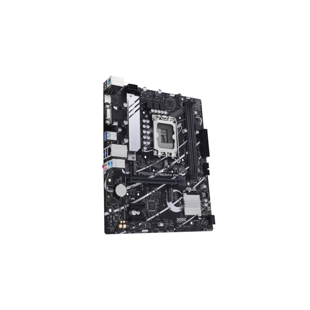 Produktbild för ASUS PRIME B760M-K D4 - moderkort - micro ATX - LGA1700-uttag - B760