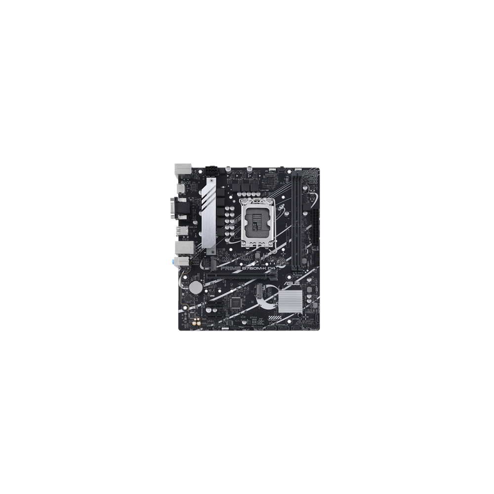 Produktbild för ASUS PRIME B760M-K D4 - moderkort - micro ATX - LGA1700-uttag - B760
