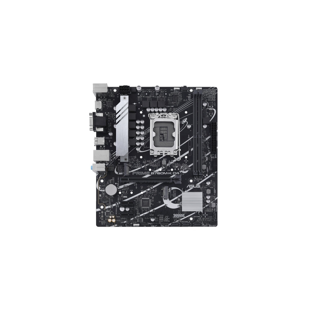 Produktbild för ASUS PRIME B760M-K D4 - moderkort - micro ATX - LGA1700-uttag - B760
