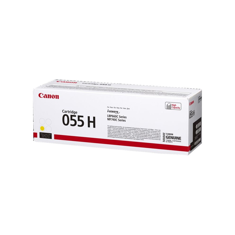 Produktbild för Canon 055 H - Lång livslängd - gul - original - tonerkassett