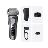 Produktbild för Braun Series 9 Pro+ 9615S, Folierakapparat, Svart, Grå, Rost...