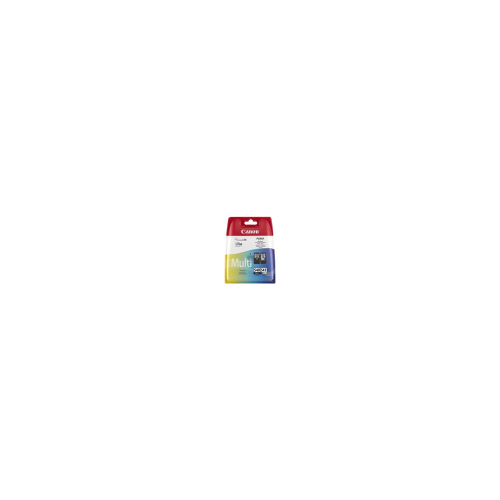 Produktbild för Canon PG-540 / CL-541 Multipack - 2-pack - svart, färg (cyan, magenta, gul) - original - bläcktank
