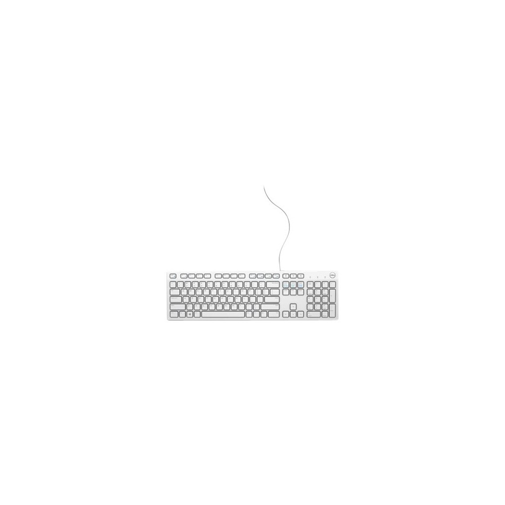 Produktbild för Dell KB216 - tangentbord - QWERTZ - tysk - vit Inmatningsenhet
