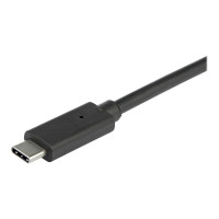 Produktbild för StarTech.com USB C-hubb med 3 portar och Gigabit-Ethernet-RJ45 GbE-port - 2x USB A, 1x USB C - USB 3.1/3.2 gen. 2 Type C-hubbadapter med SuperSpeed 10 Gbit/s - USB-bussdriven - Aluminium - Fungerar med TB3 - hubb - 3 portar