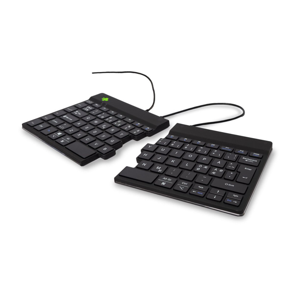 Produktbild för R-Go Ergonomic Keyboard Split break - tangentbord - QWERTY - Nordisk - svart Inmatningsenhet