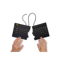 Produktbild för R-Go Ergonomic Keyboard Split break - tangentbord - QWERTY - Nordisk - svart Inmatningsenhet