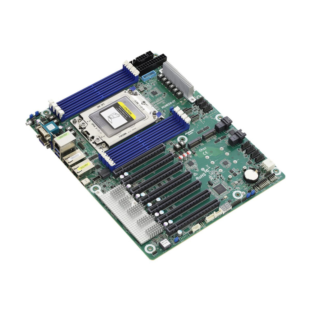 Produktbild för ASRock Rack ROMED8-2T - moderkort - ATX - Socket SP3