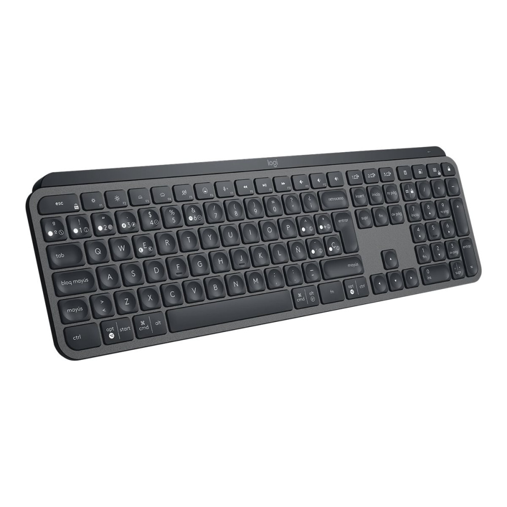 Produktbild för Logitech MX Keys - tangentbord - QWERTY - spanska - Europa - grafit Inmatningsenhet