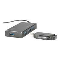 Produktbild för DIGITUS USB 3.0 Office Hub DA-70240-1 - hubb - 4 portar