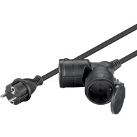 Produktbild för Goobay 65436, 25 m, Utomhus, Typ F, Type EF (CEE 7/7), IP44,...