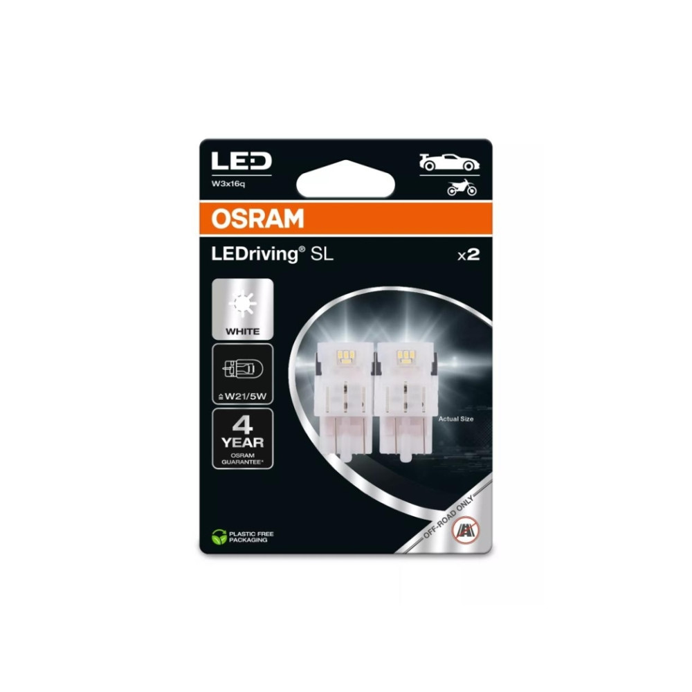 Produktbild för OSRAM LEDriving SL vit W21/5W 6000K