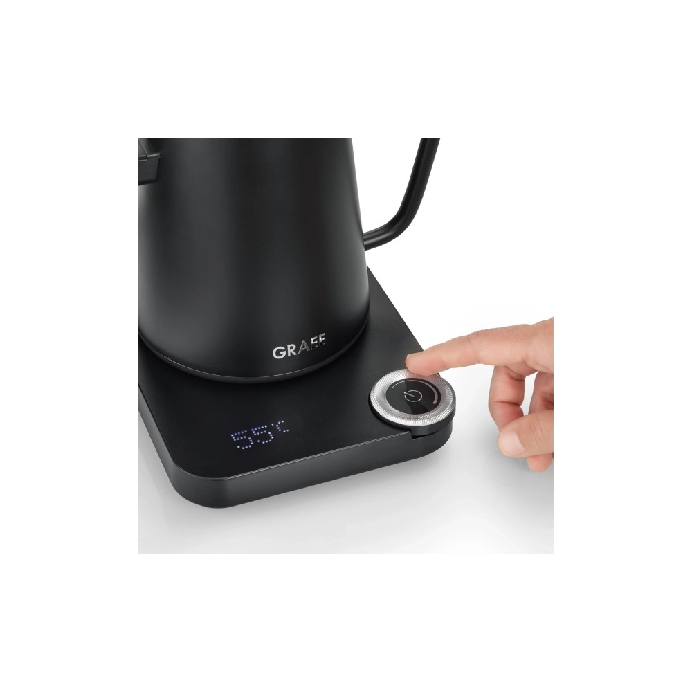 Produktbild för Graef GK502, 0,9 l, 1200 W, Svart, Rostfritt stål, Justerbar...