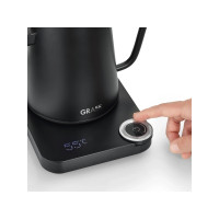 Produktbild för Graef GK502, 0,9 l, 1200 W, Svart, Rostfritt stål, Justerbar...