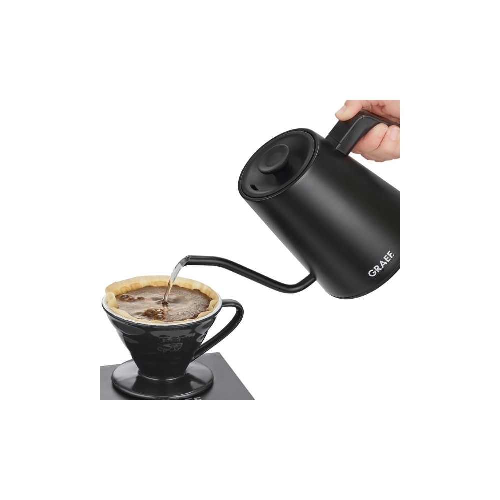 Produktbild för Graef GK502, 0,9 l, 1200 W, Svart, Rostfritt stål, Justerbar...