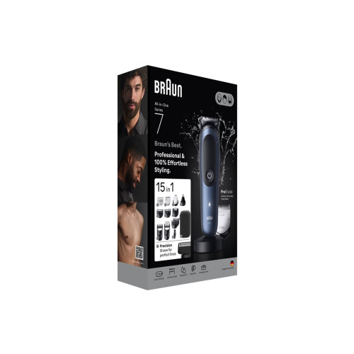 Procter & Gamble Braun All-in-One Series 7 AIO7580 - trimmer - deep blue
