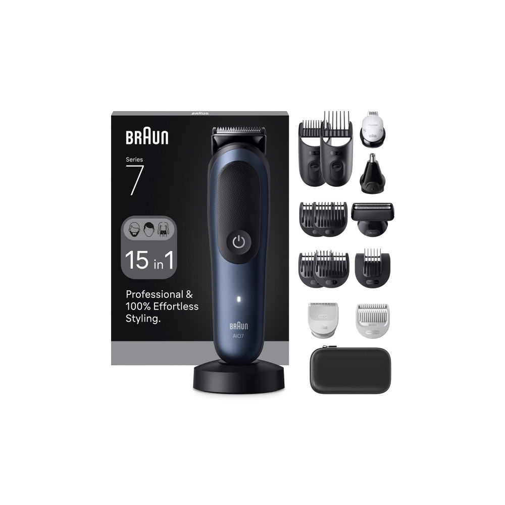Produktbild för Braun All-in-One Series 7 AIO7580 - trimmer - deep blue