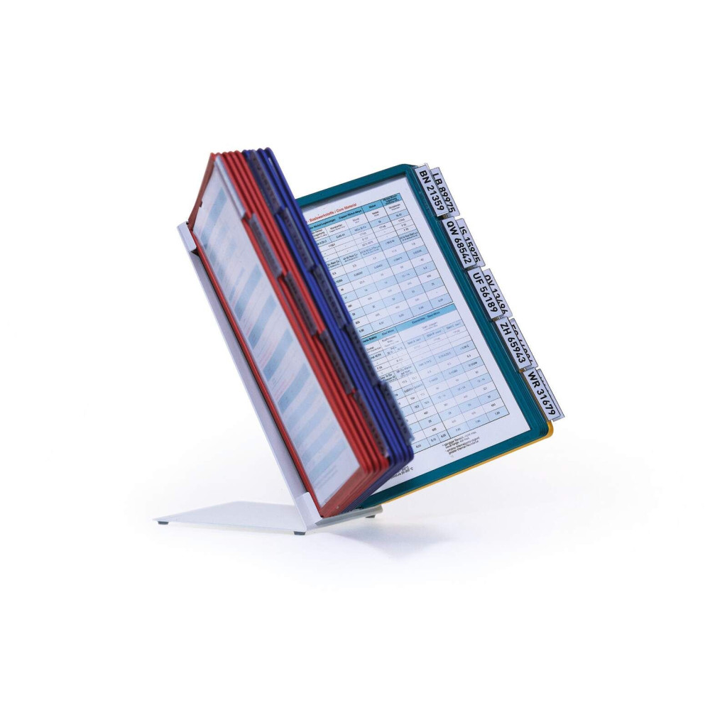Produktbild för DURABLE VARIO TABLE - displaypanelsystem - för A4 - gul, röd, grön, mörkblå