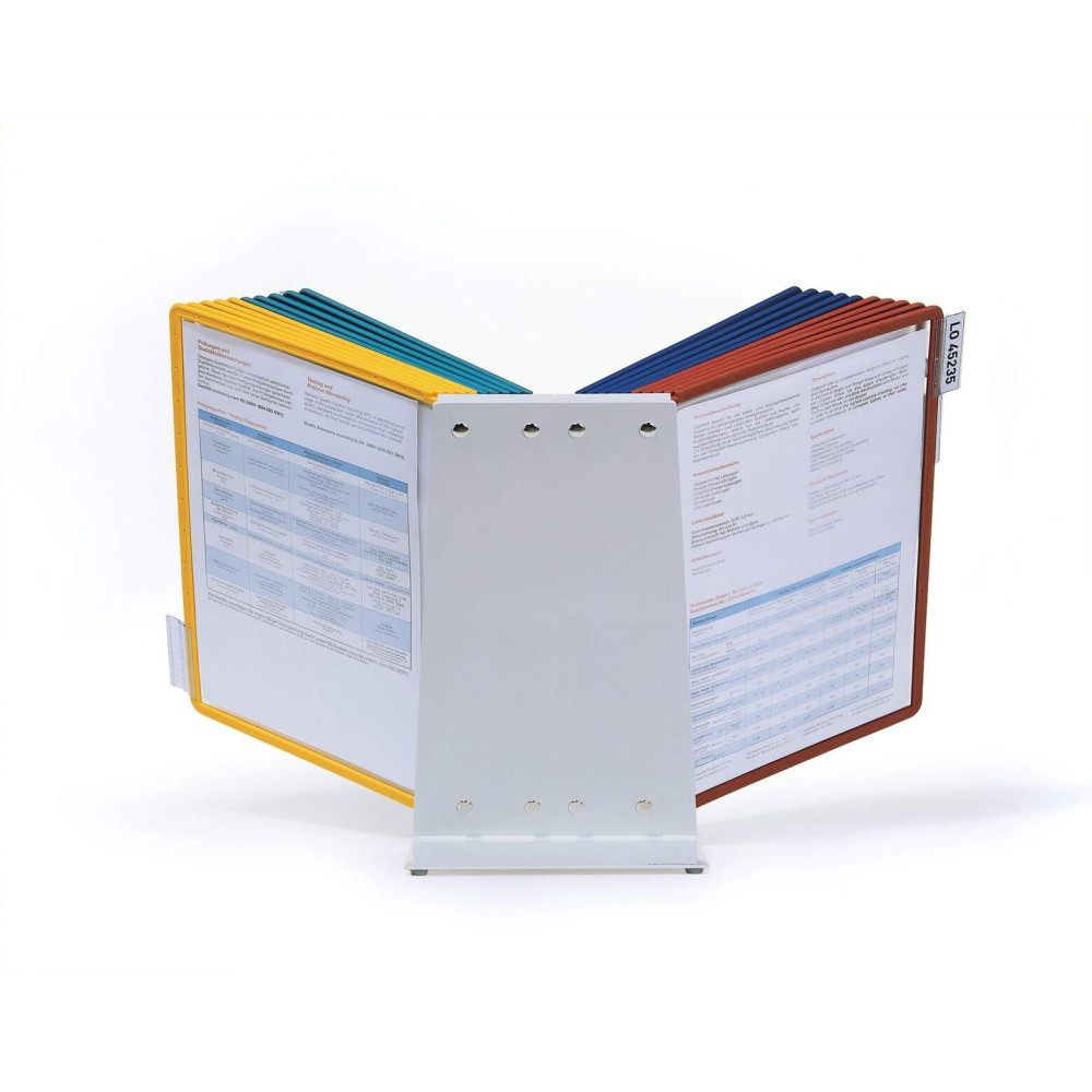 Produktbild för DURABLE VARIO TABLE - displaypanelsystem - för A4 - gul, röd, grön, mörkblå
