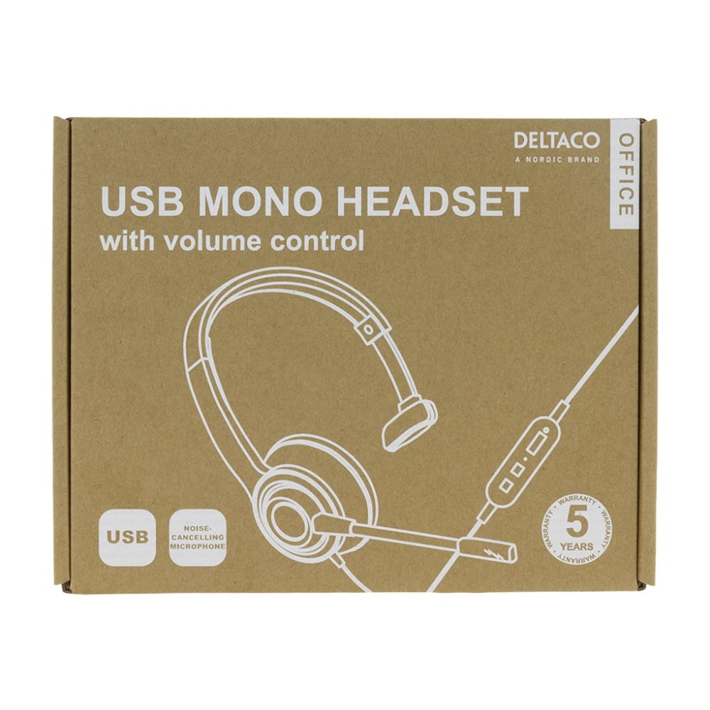 Produktbild för DELTACO Office DELO-0650 - headset