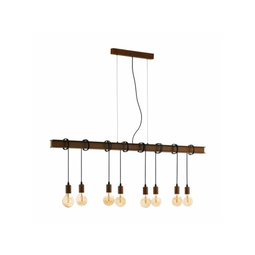 EGLO EGLO TOWNSHEND 4 8L langbordspendel i moderne rustfarvet des...