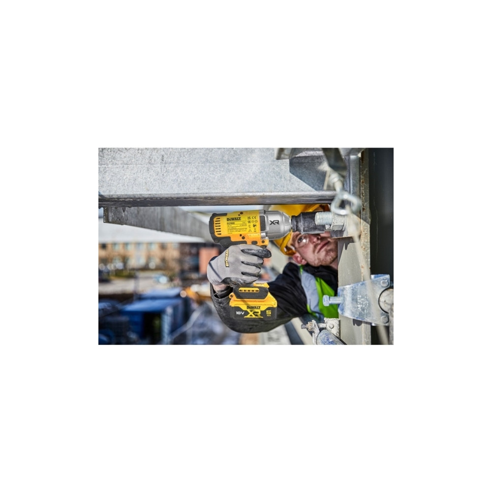 Produktbild för DeWALT DCF900P2T-QW, Mutterdragare, Borstlös, Svart, Gul, 1/...