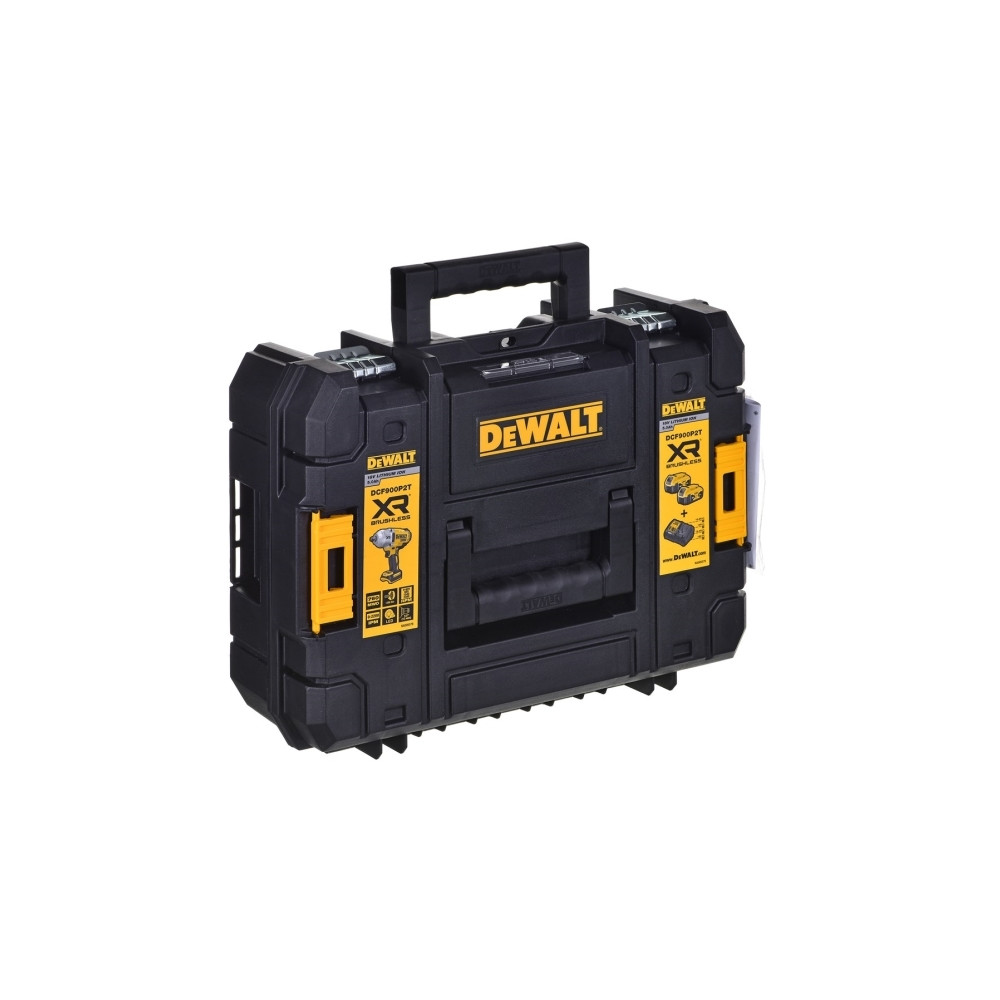 Produktbild för DeWALT DCF900P2T-QW, Mutterdragare, Borstlös, Svart, Gul, 1/...