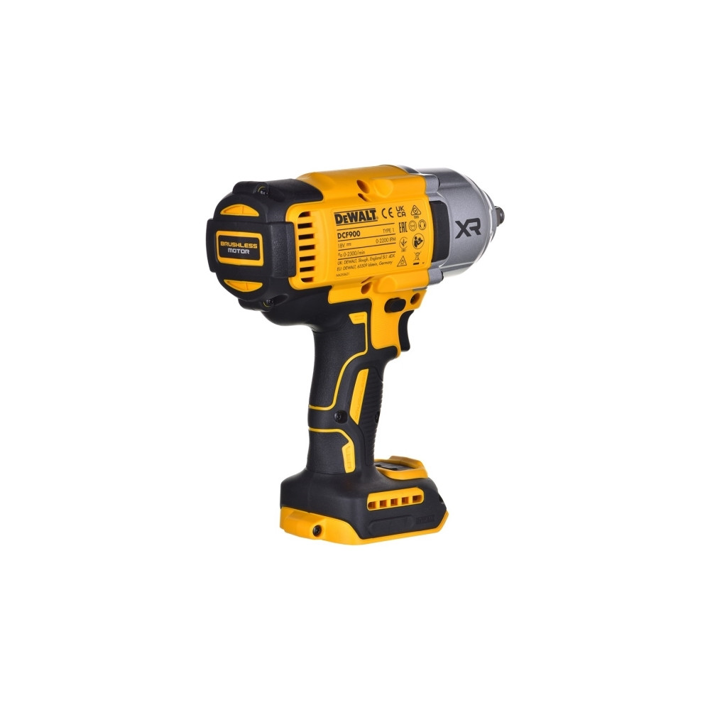 Produktbild för DeWALT DCF900P2T-QW, Mutterdragare, Borstlös, Svart, Gul, 1/...