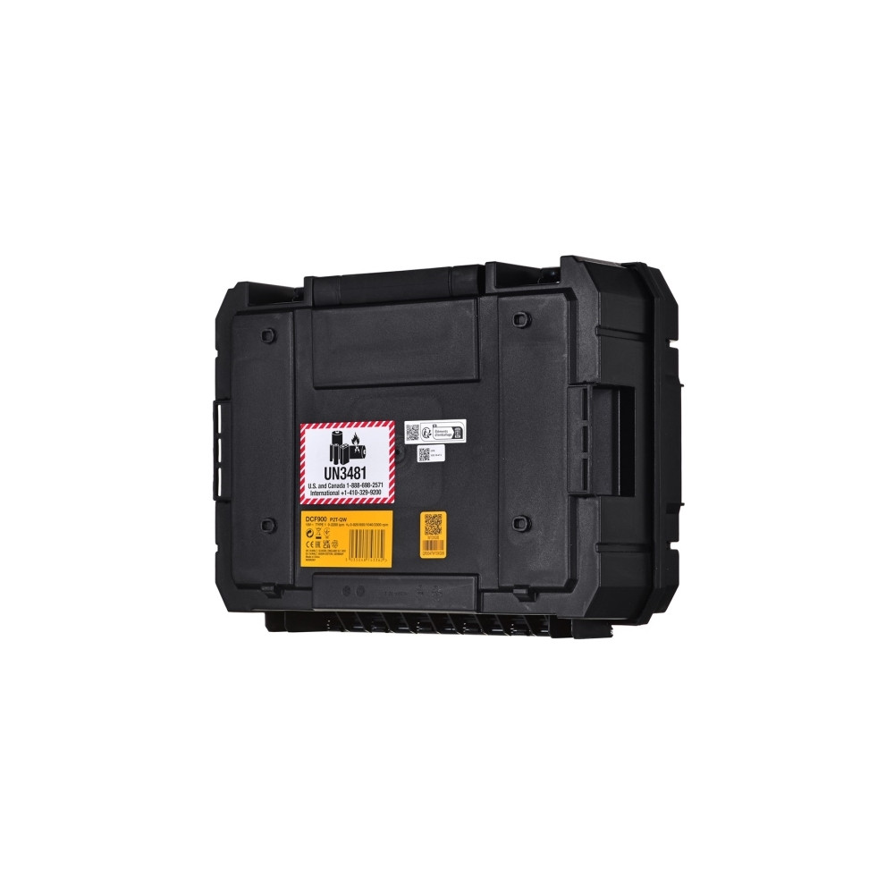 Produktbild för DeWALT DCF900P2T-QW, Mutterdragare, Borstlös, Svart, Gul, 1/...