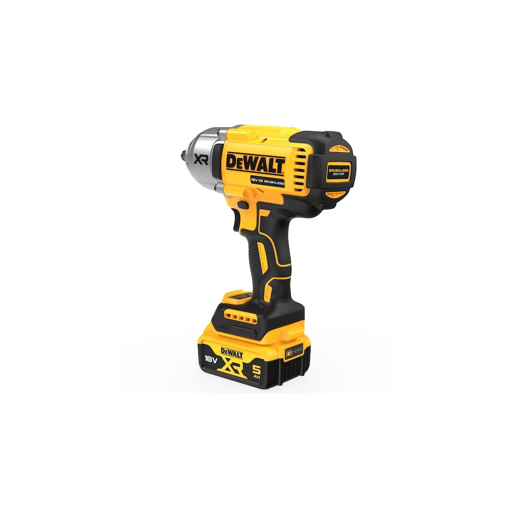 Produktbild för DeWALT DCF900P2T-QW, Mutterdragare, Borstlös, Svart, Gul, 1/...
