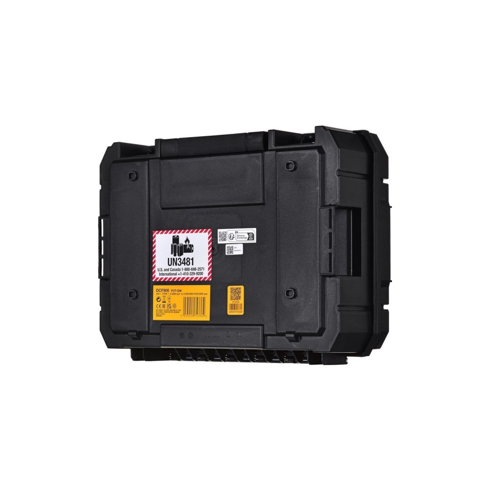 Produktbild för DeWALT DCF900P2T-QW, Mutterdragare, Borstlös, Svart, Gul, 1/...