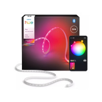 Produktbild för Philips Hue White and Color Gradient Flux Base Kit - ljusslinga - LED - 60 W - multifärgat ljus - 6500 K - vit