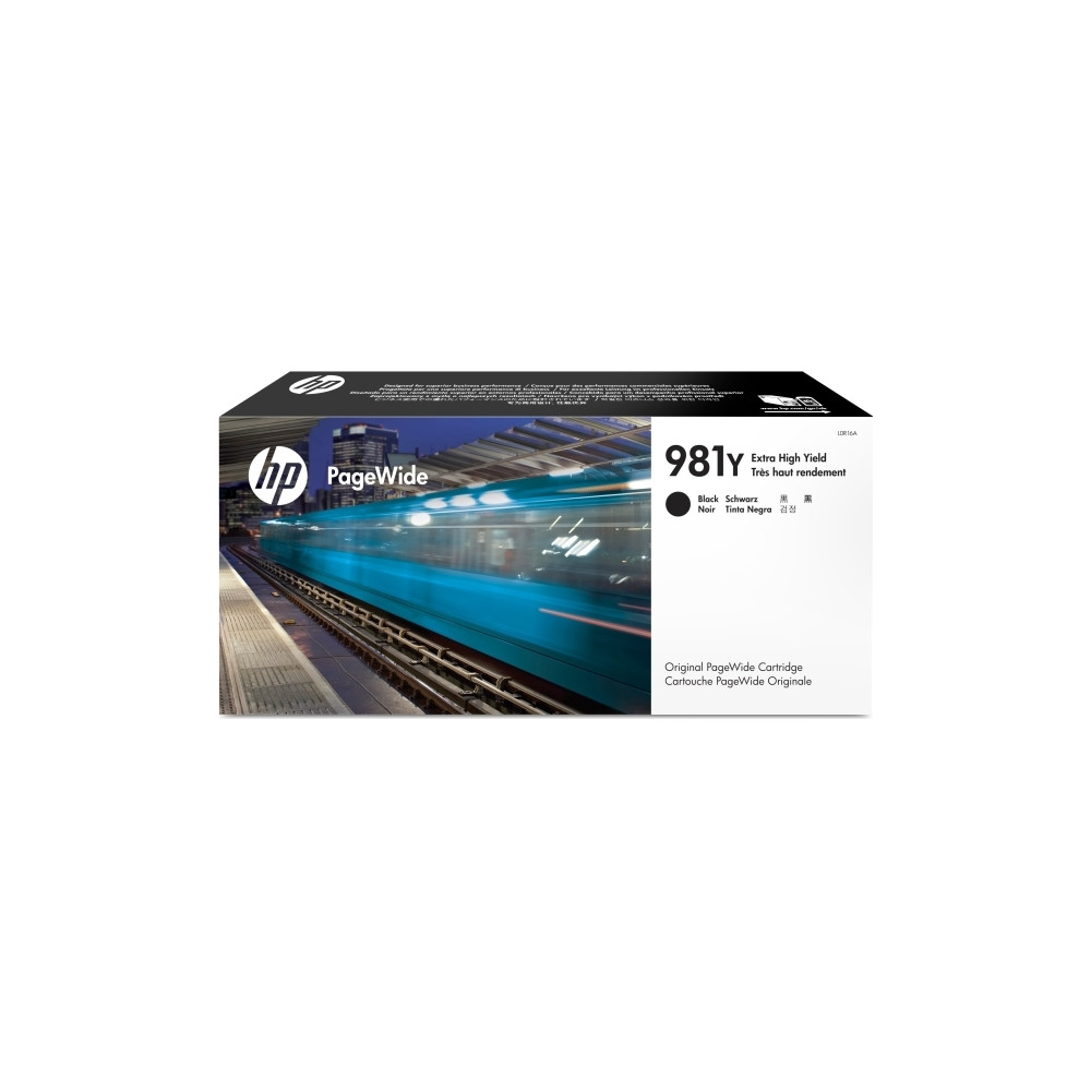 Produktbild för HP 981Y - Extra lång livslängd - svart - original - PageWide - bläckpatron