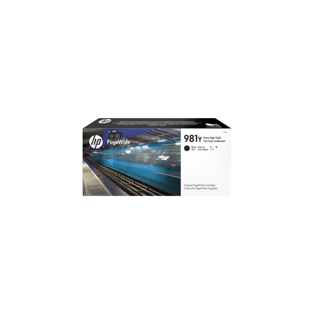 Produktbild för HP 981Y - Extra lång livslängd - svart - original - PageWide - bläckpatron