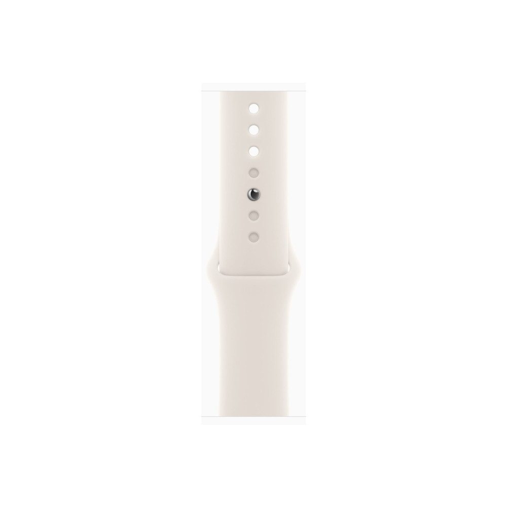 Produktbild för Apple Watch SE 3 (GPS) - stjärnljusaluminium - smart klocka med sportband - starlight - 64 GB