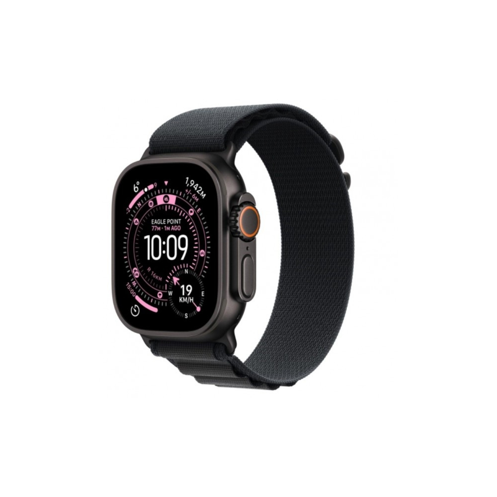 Produktbild för Apple Watch Ultra 3 - svart titan - Ja smart klocka med Alpine Loop - svart - 64 GB