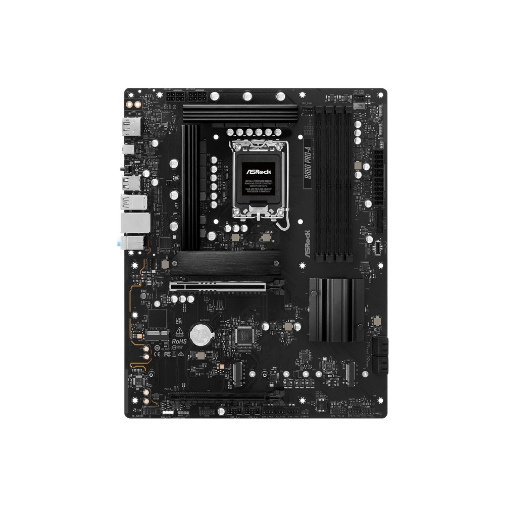 Produktbild för ASRock B860 Pro-A - moderkort - ATX - LGA1851-uttag - B860