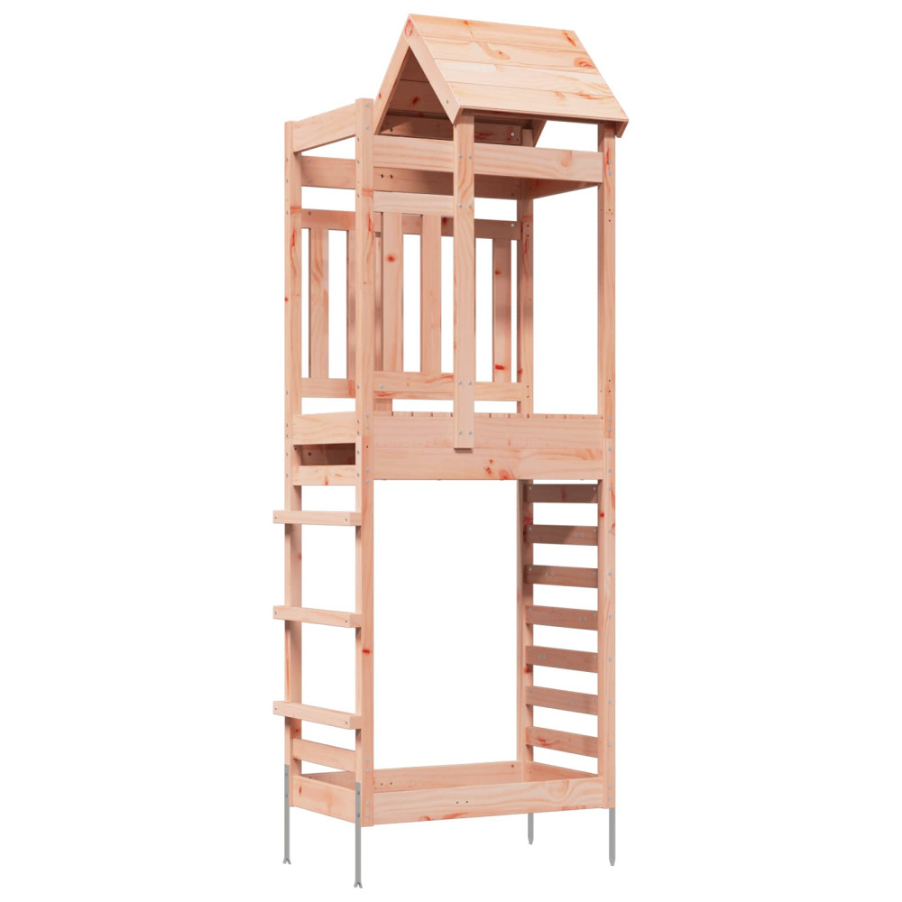 Produktbild för Lekstapel Brun 52,5 x 85 x 238 cm Massiv Douglas-trä