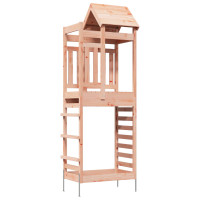 Produktbild för Lekstapel Brun 52,5 x 85 x 238 cm Massiv Douglas-trä