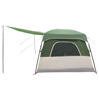 Produktbild för Familjetält med tak Grön 420 x 305 x 200 cm Polyester och Stål