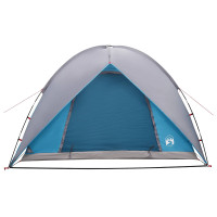 Produktbild för Campingtält med Regnöverdrag Vattentålig Blå 245 x 245 x 149 cm