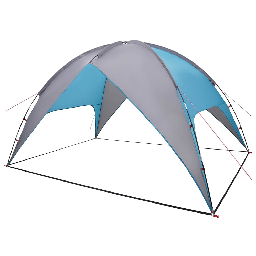 Produktbild för Campingtält med Regnöverdrag Vattentålig Blå 310 x 245 x 160 cm