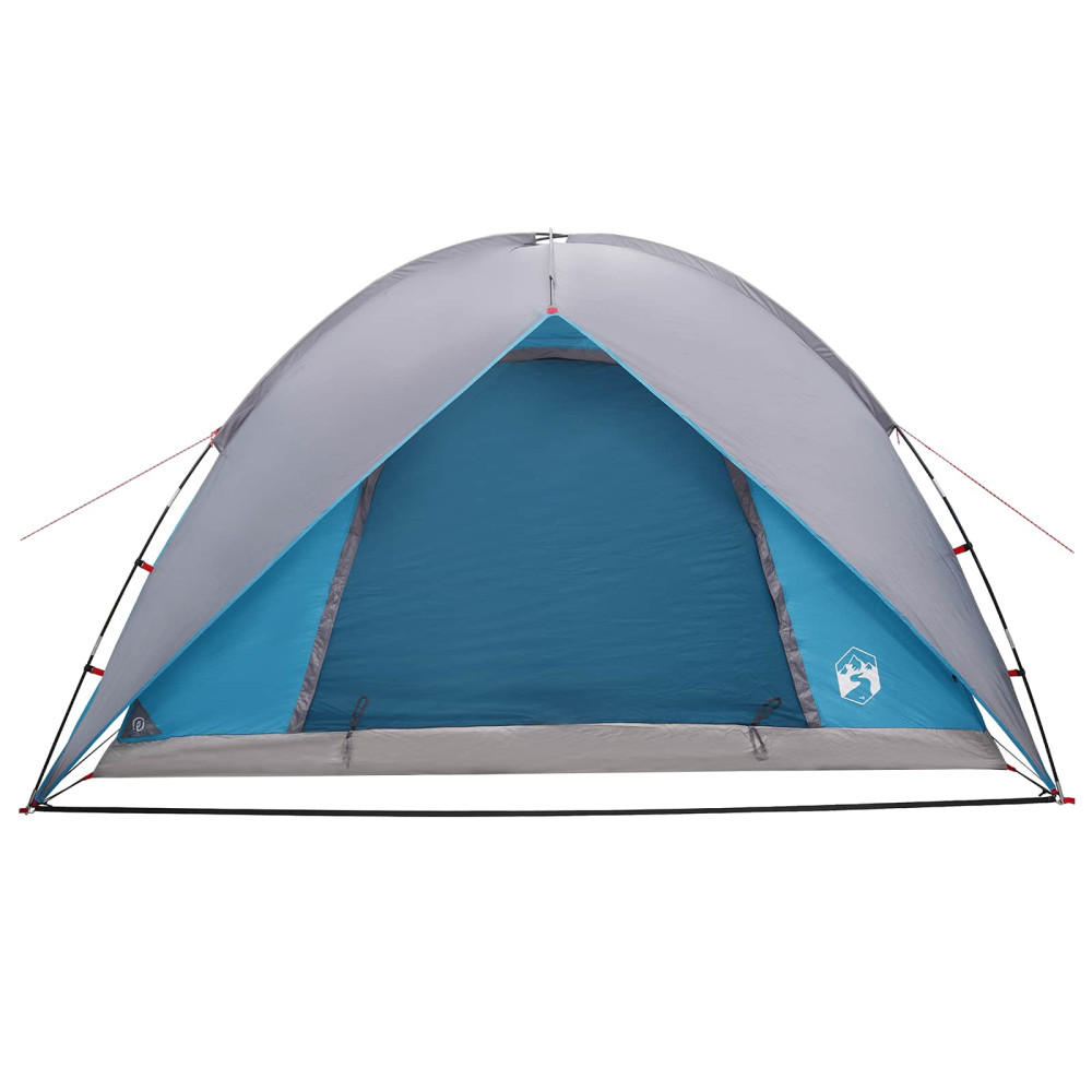 Produktbild för Campingtält med Regnöverdrag Vattentålig Blå 310 x 245 x 160 cm