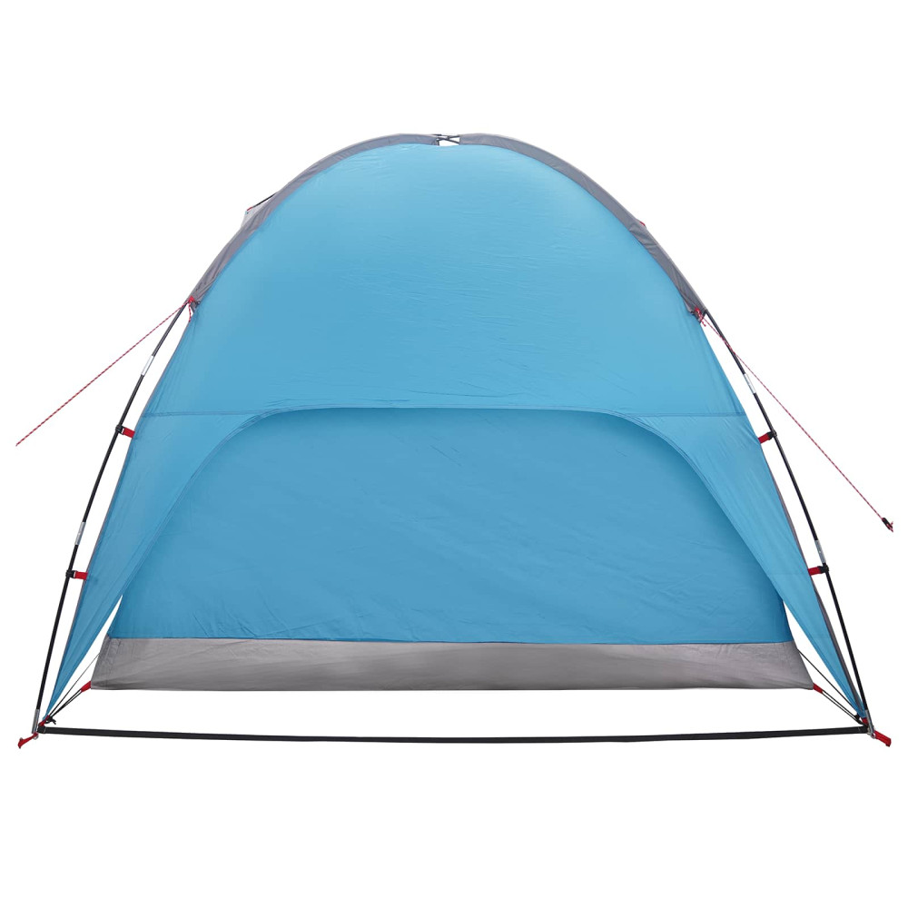 Produktbild för Campingtält med Regnöverdrag Vattentålig Blå 360 x 245 x 185 cm