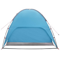 Produktbild för Campingtält med Regnöverdrag Vattentålig Blå 360 x 245 x 185 cm