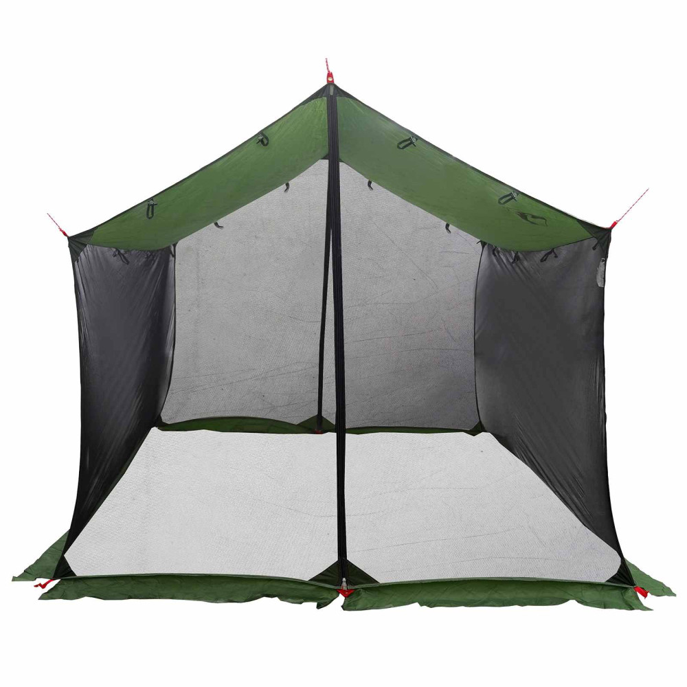 Produktbild för Campingtarp med nätväggar Grön 340 x 260 x 220 cm