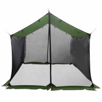 Produktbild för Campingtarp med nätväggar Grön 340 x 260 x 220 cm