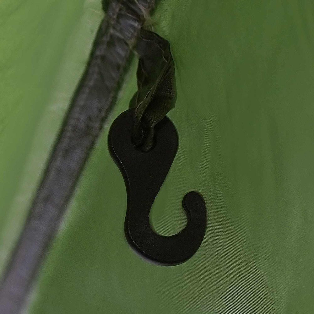 Produktbild för Campingtarp med nätväggar Grön 340 x 260 x 220 cm