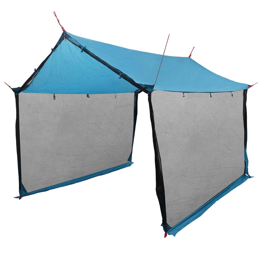 Produktbild för Campingtarp med nätväggar Blå 340 x 260 x 220 cm